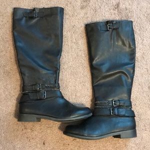 Calf height boots